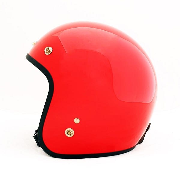 Red Glossy Unisex Open Face 3/4 Helmet - XMCC